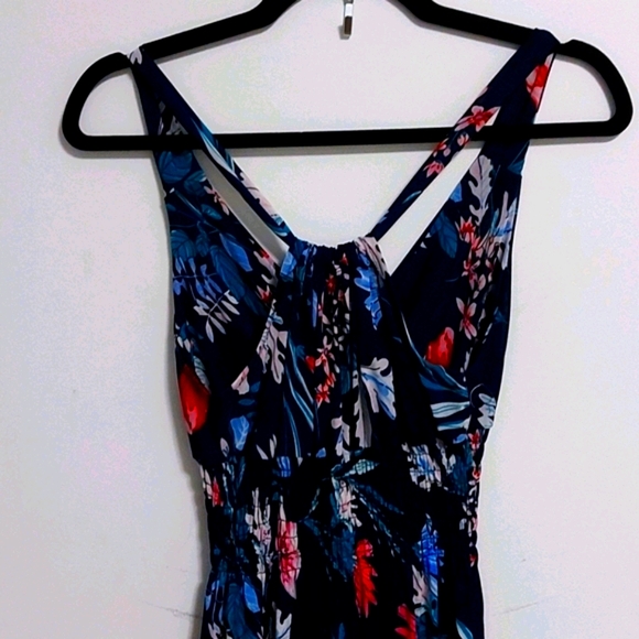 Navy Floral Maxi dress - Picture 11 of 15